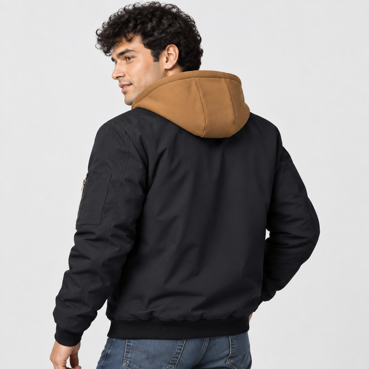 Men’s Lightweight Hooded Cardigan Jacket Everyday Style