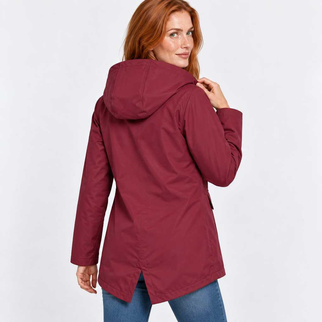 Women’s Warm Hooded Coat Plush Lined Casual Jacket