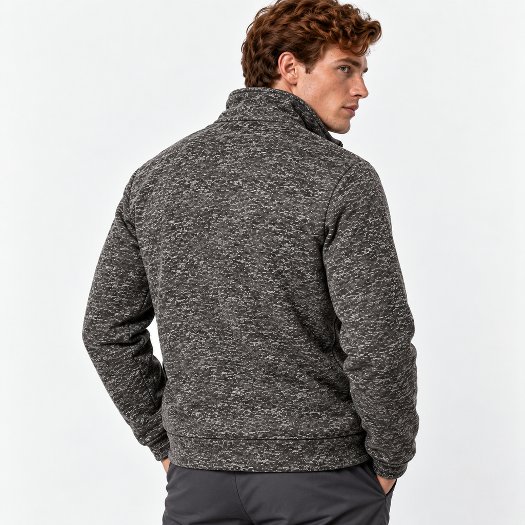 Men’s Slim Fit Knit Sweater Solid Color Casual Wear