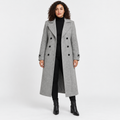Women’s Elegant Winter Coat Vintage Long Sleeve Jacket