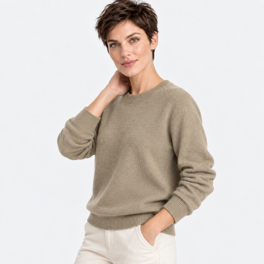 Women’s Basic Knit Pullover Long Sleeve Casual Wear
